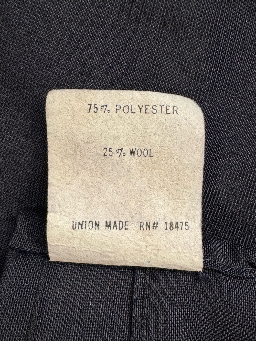 Vintage Flying Cross DeLuxe Navy Police Uniform LongSleeve Made in USA 17 ½ x 33 - Picture 9 of 10